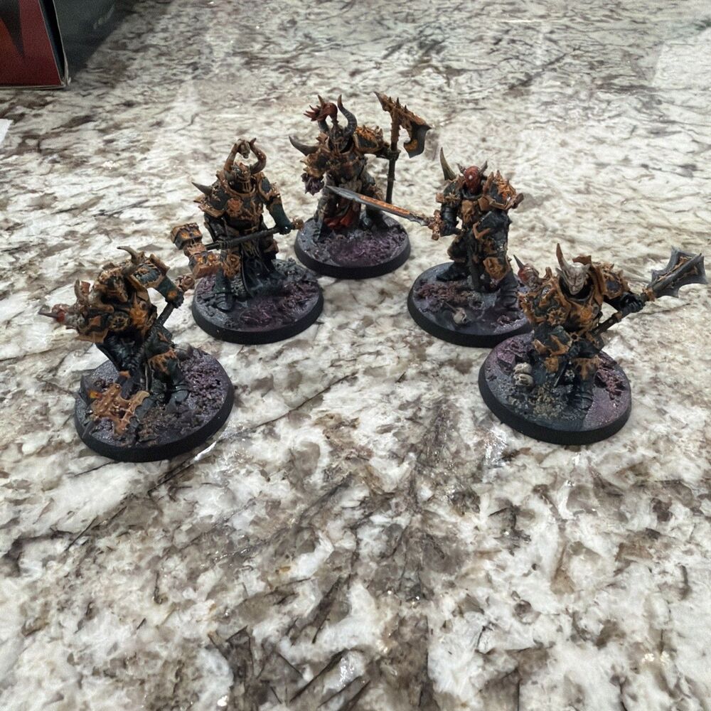 Warhammer AOS Chaos Chosen Slaves to Darkness Presale Painted Gallery Army Games